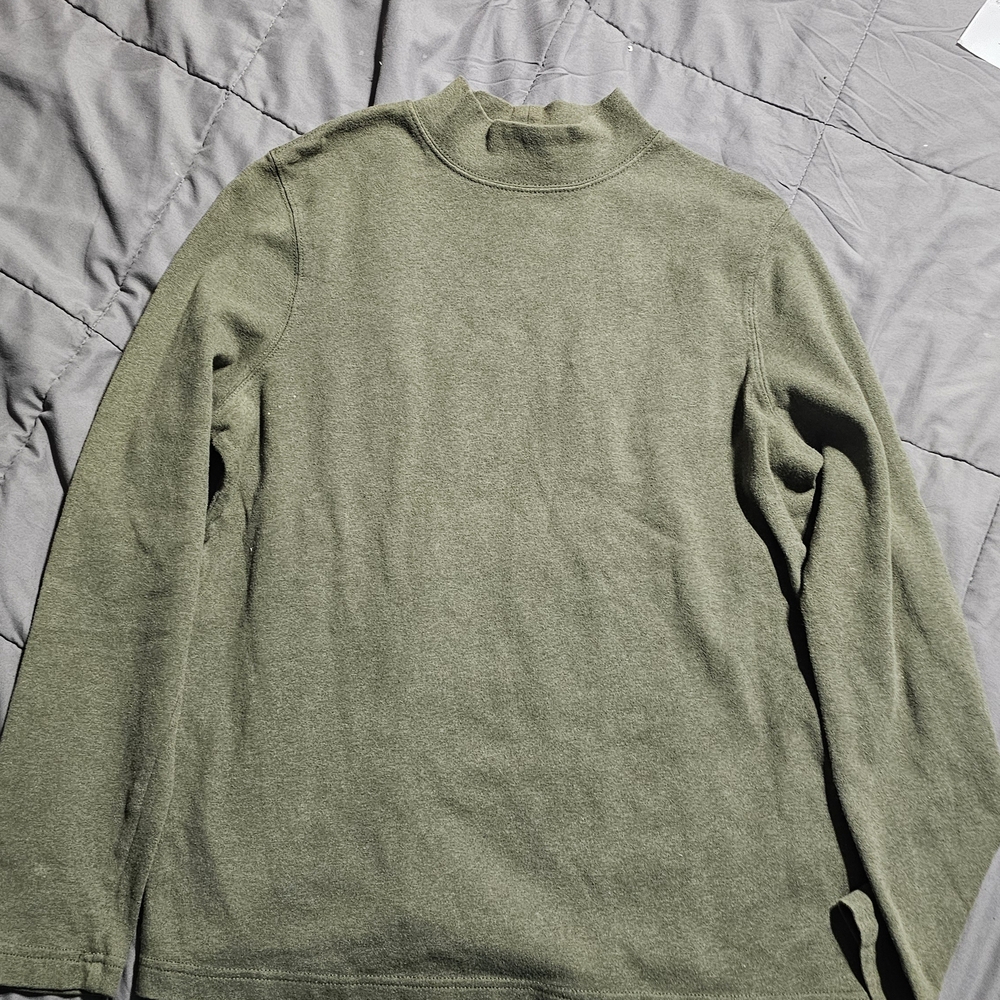 Croft & Barrow Men's Olive Turtleneck Sweater